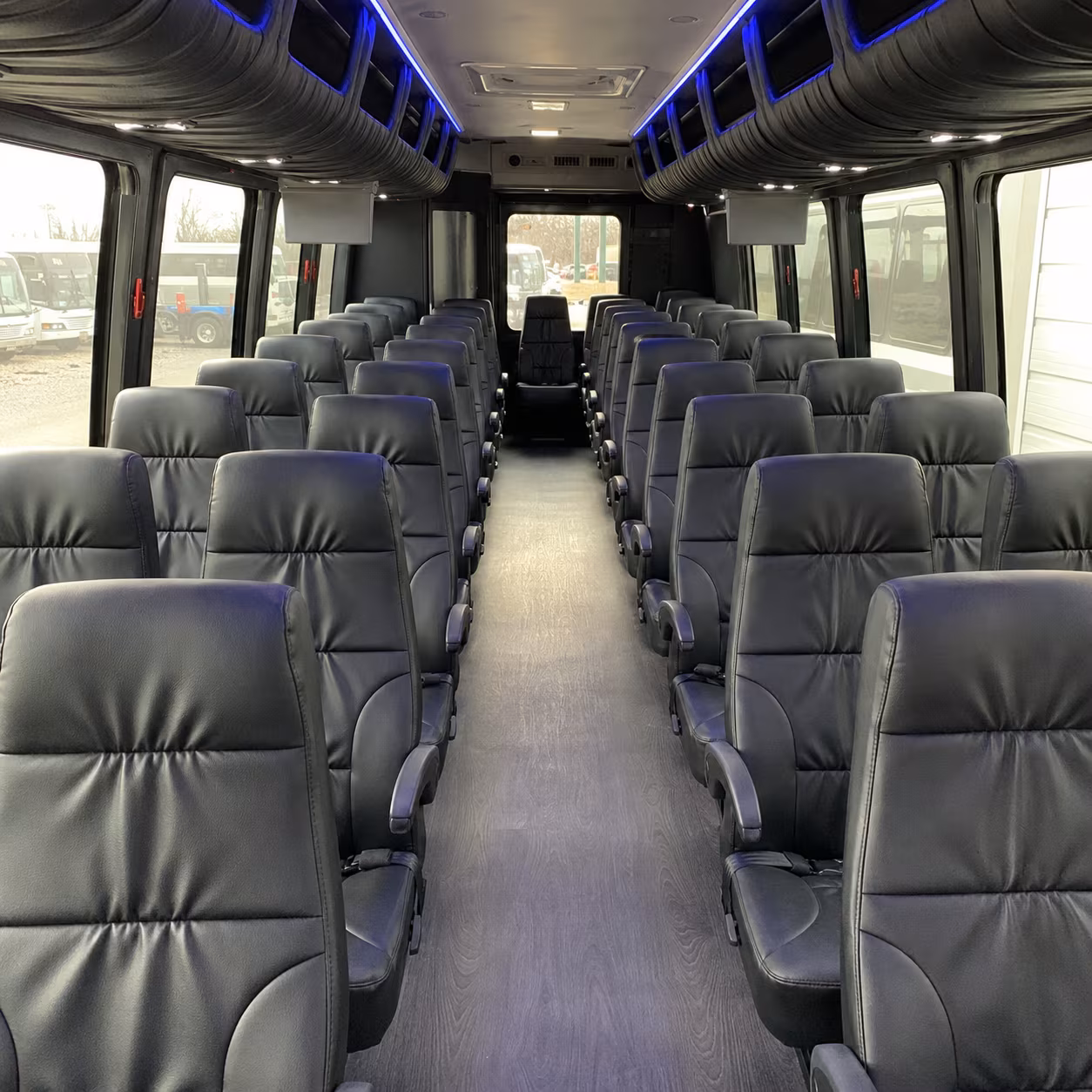 corporate wine tour bus rentals and team outing transportation in lexington