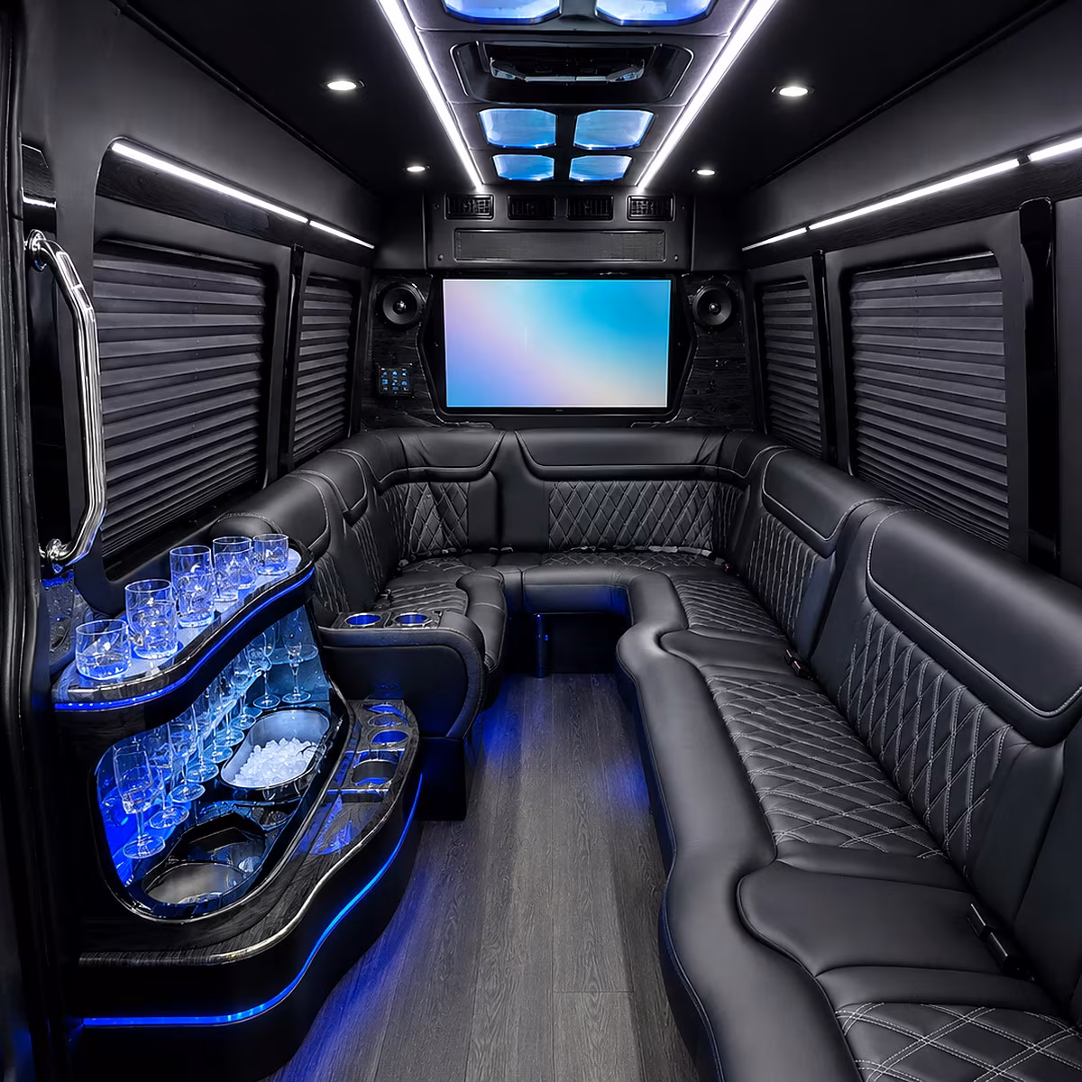 lexington party bus inside