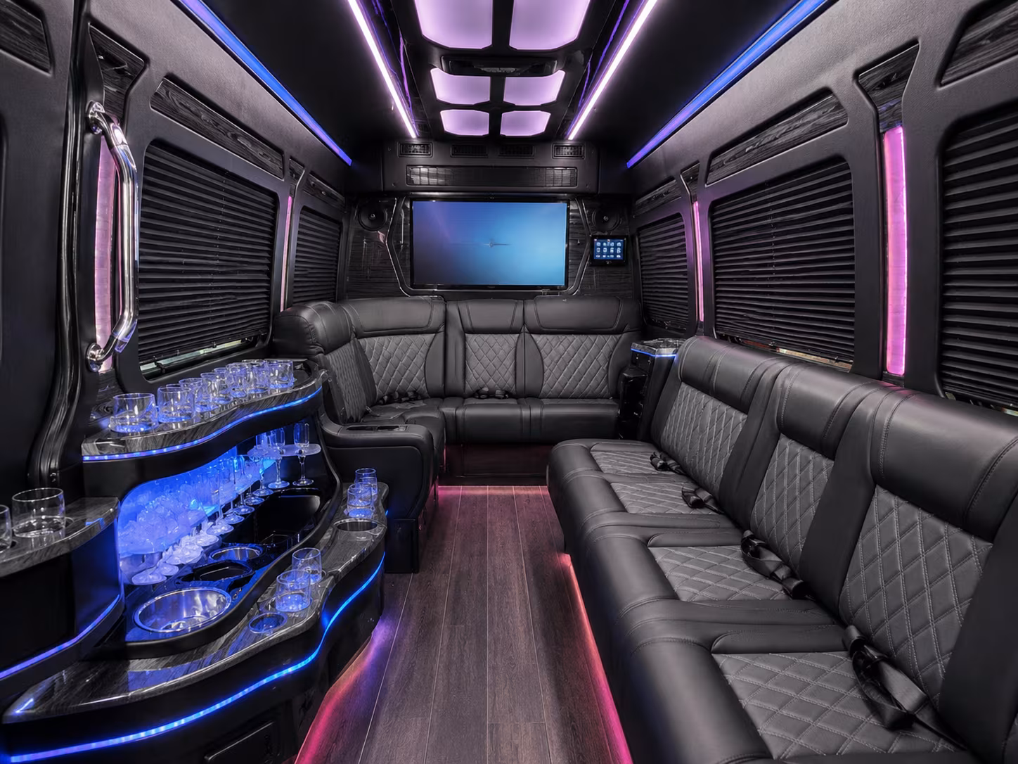 lexington sprinter limousine inside