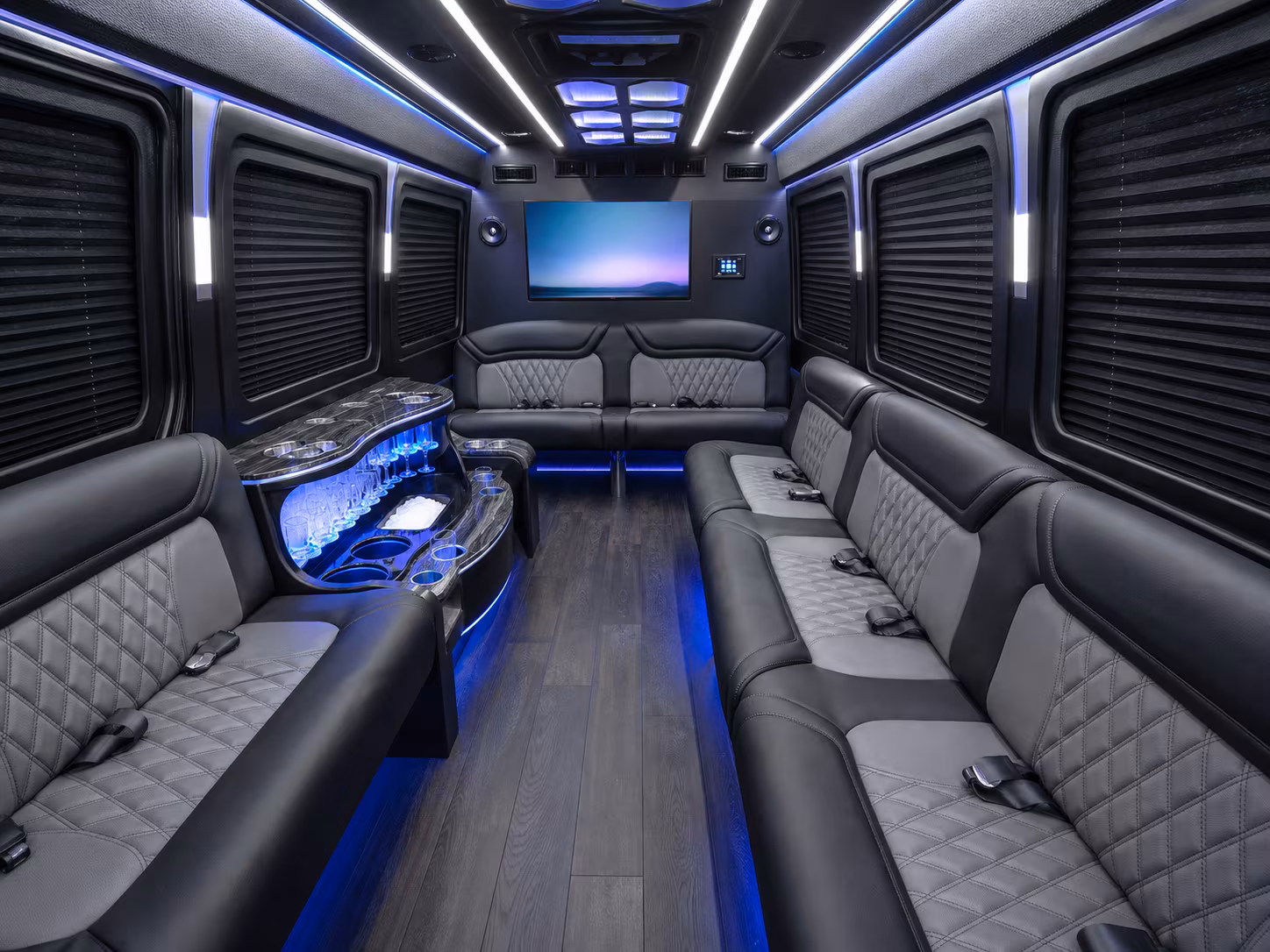 lexington sprinter limousine interior
