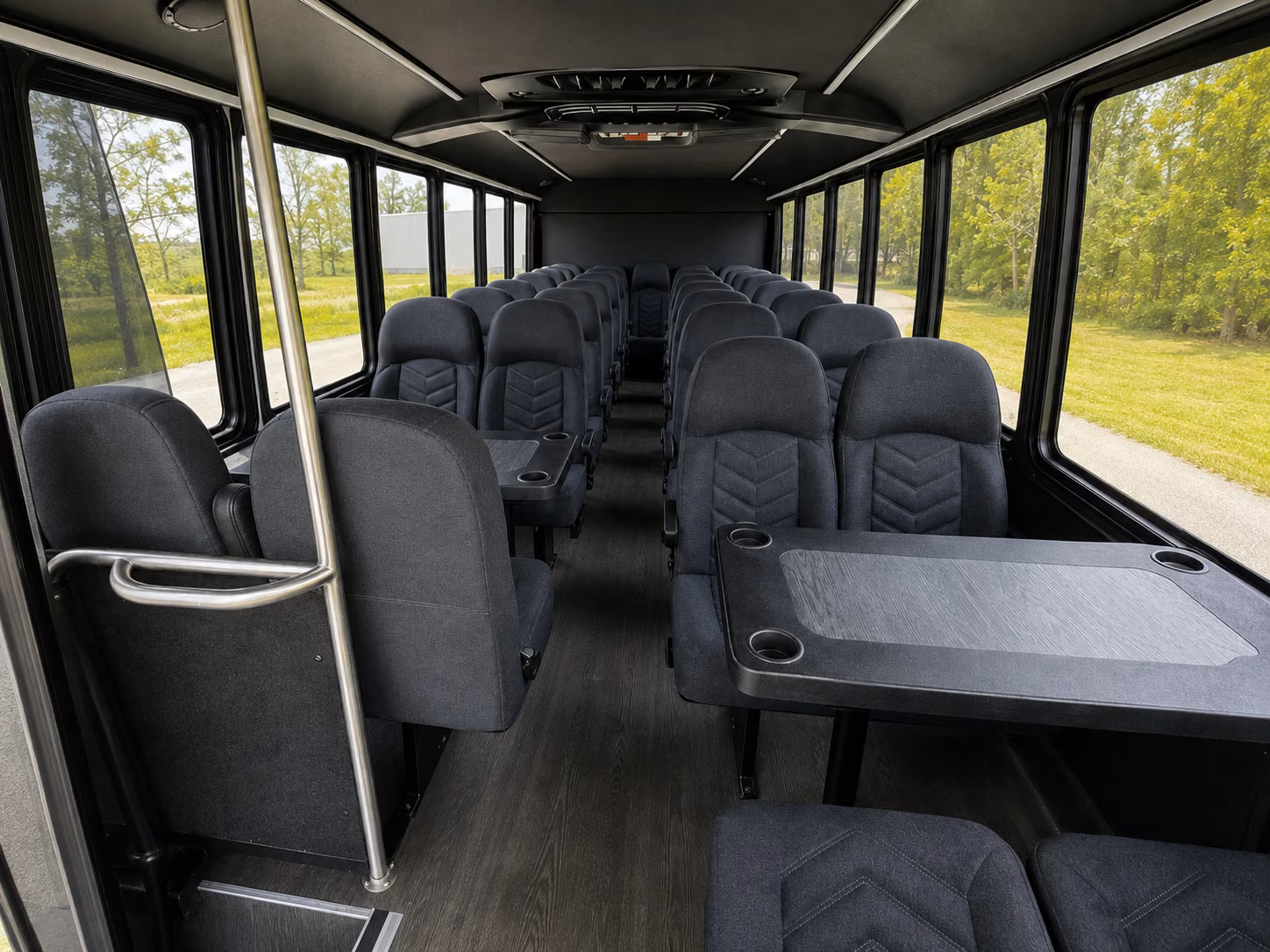 shuttle buses for lexington wedding guests between hotels and venues