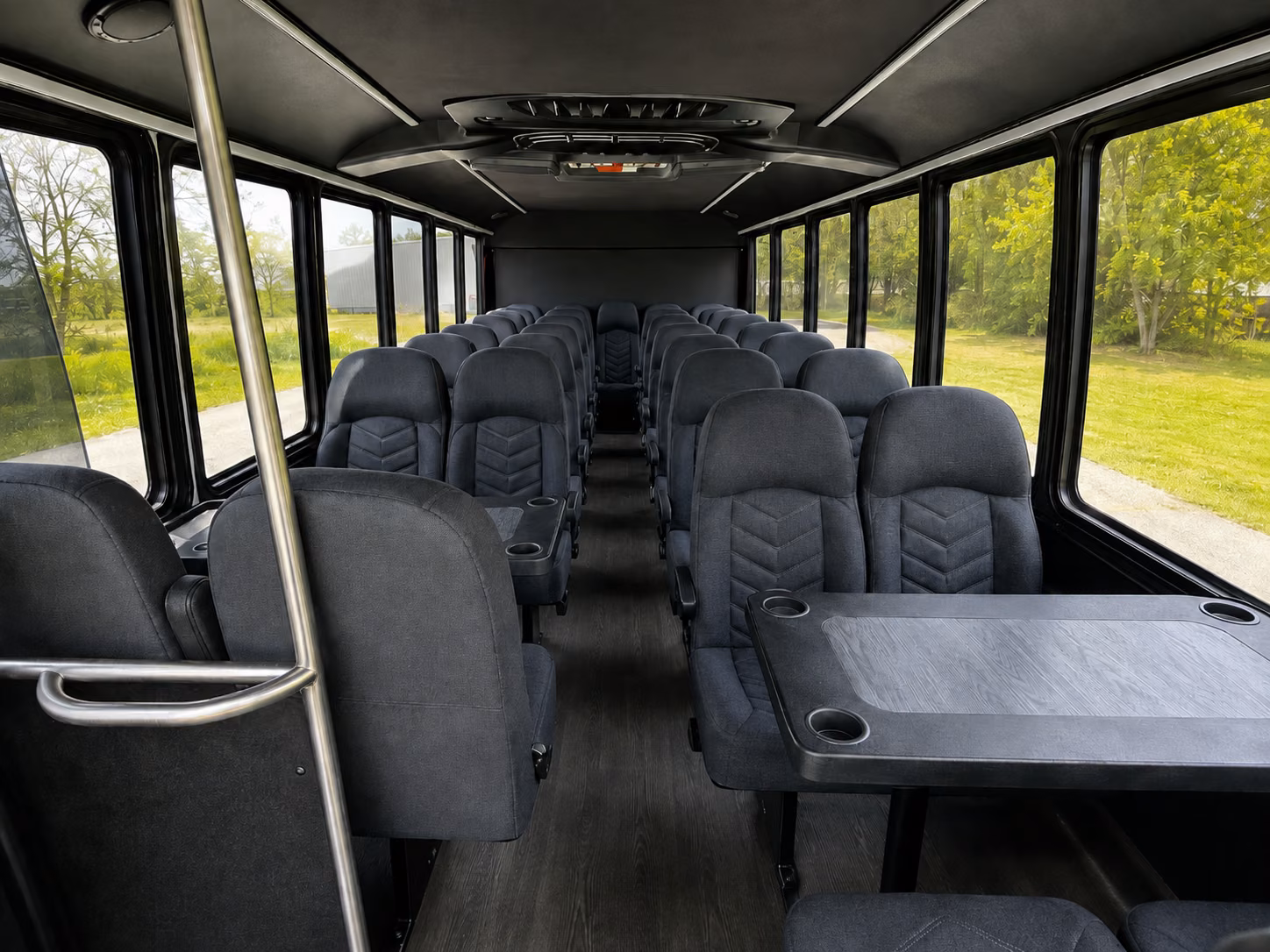 wedding weekend bus rentals for out of town guests flying into lexington